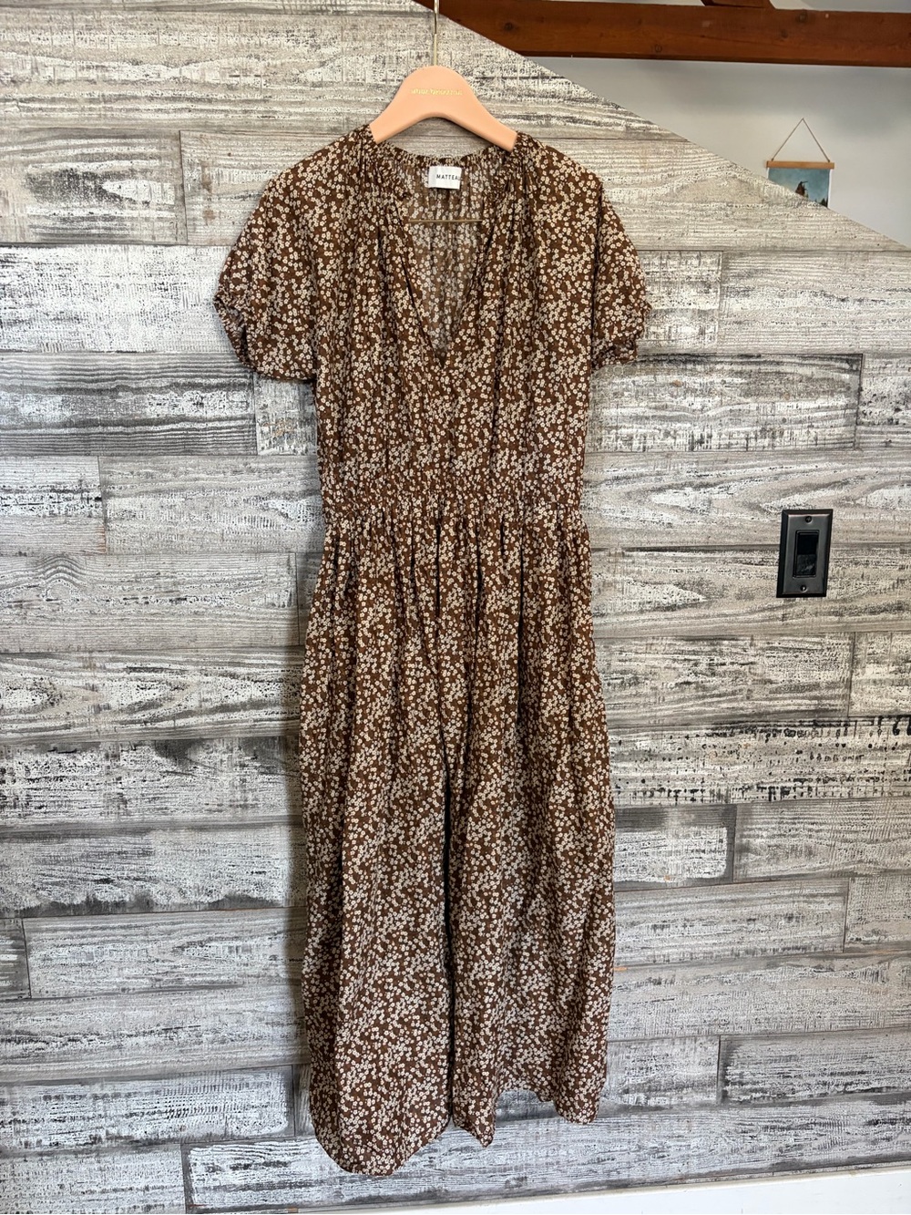 Matteau Floral Midi Dress